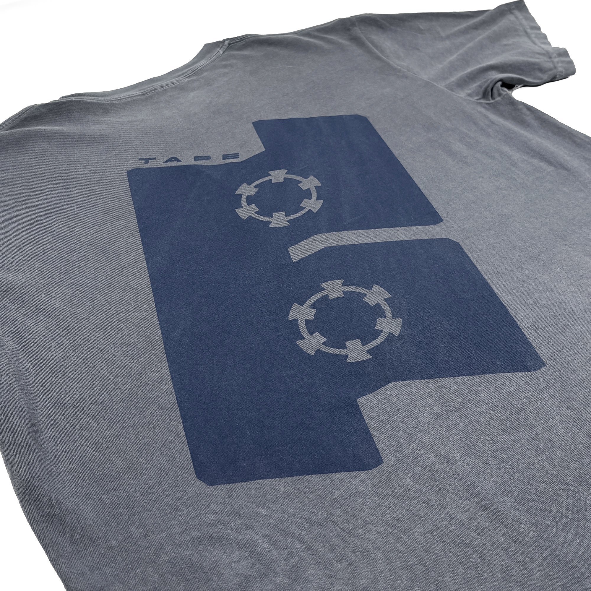 Tape B - Two Tone B Tee - Navy