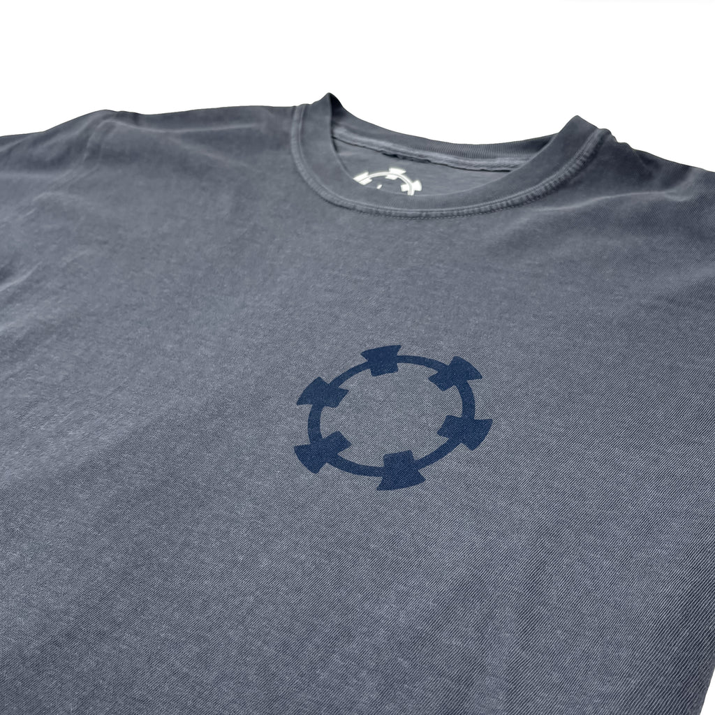 Tape B - Two Tone B Tee - Navy
