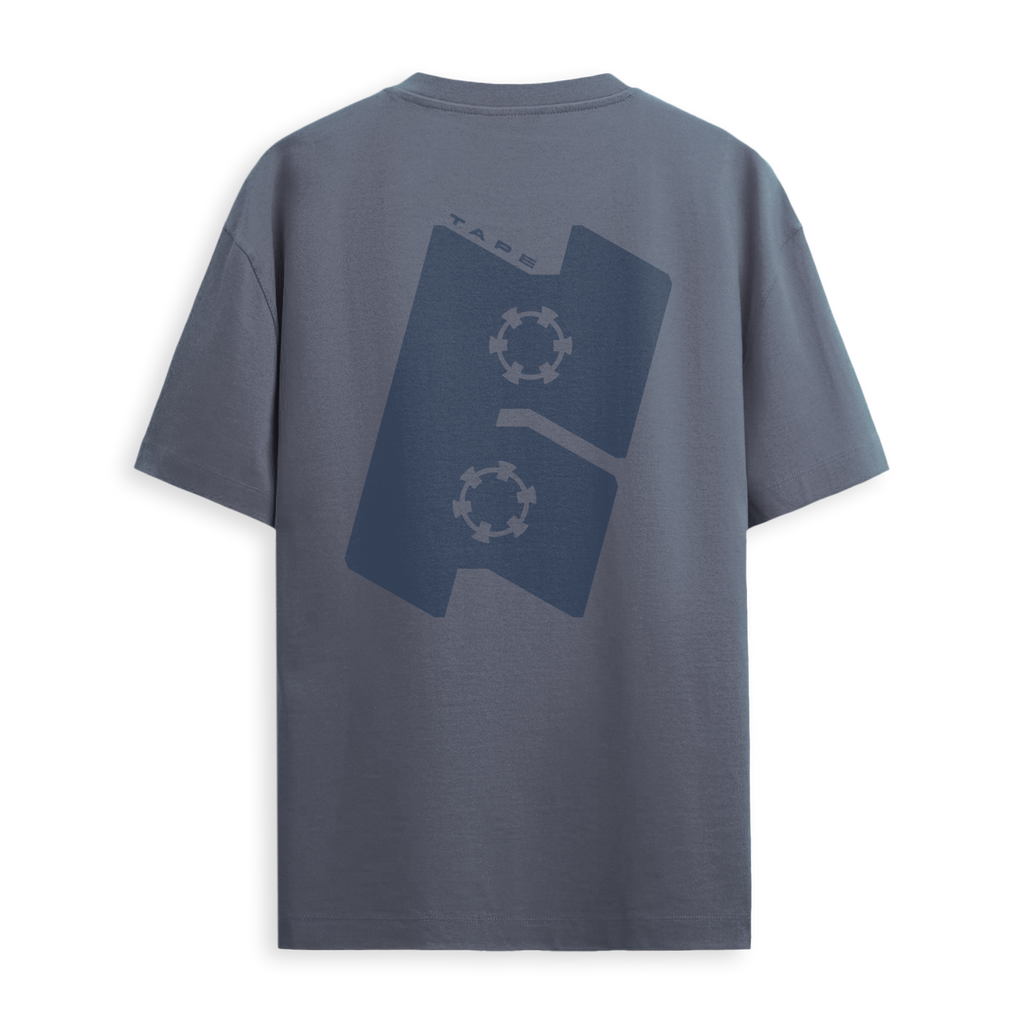 Tape B - Two Tone B Tee - Navy