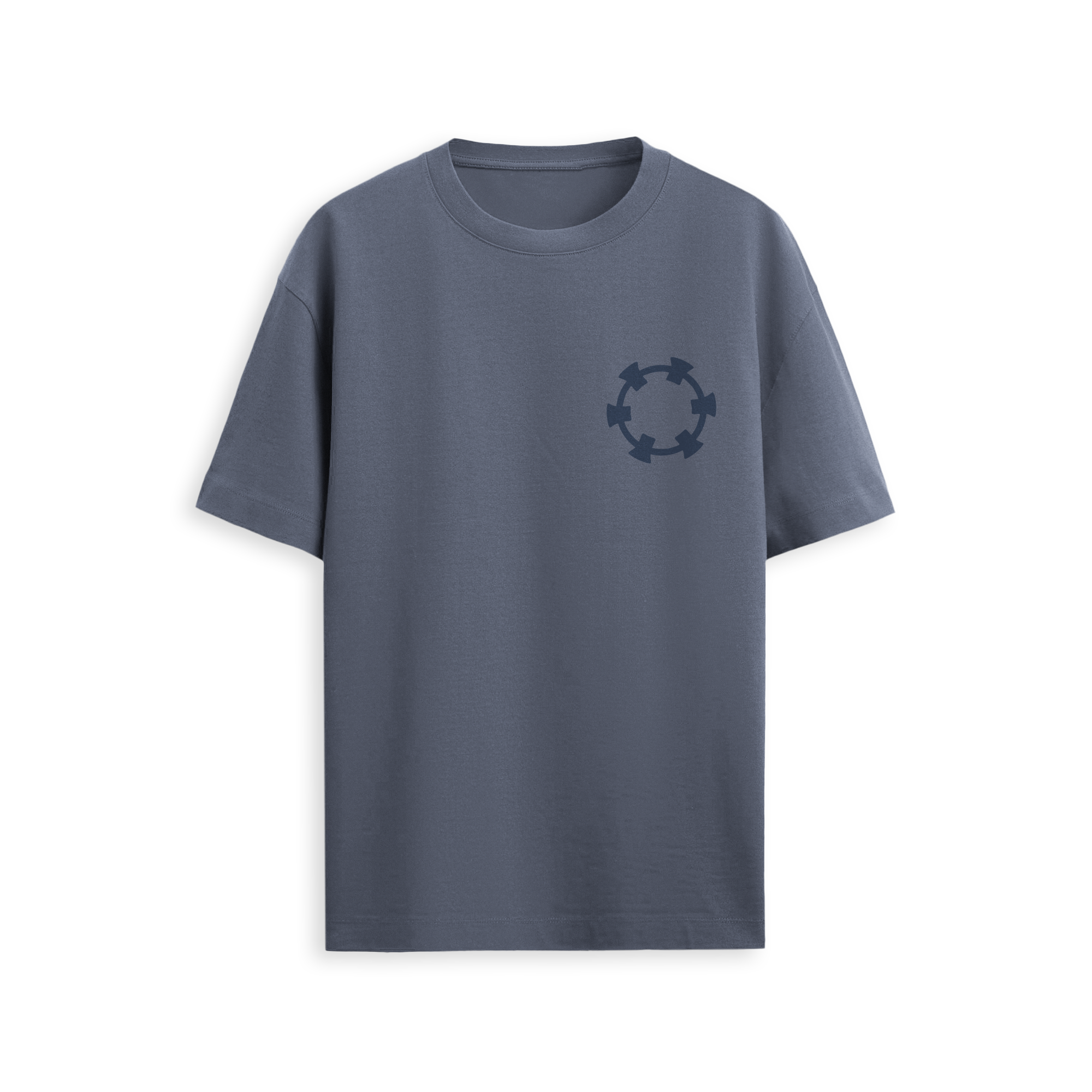 Tape B - Two Tone B Tee - Navy