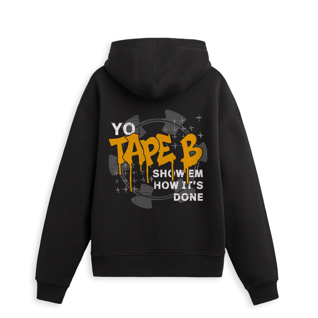 Tape B - Drippin Hoodie - Black
