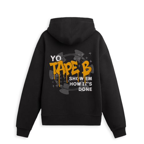 Tape B - Drippin Hoodie - Black