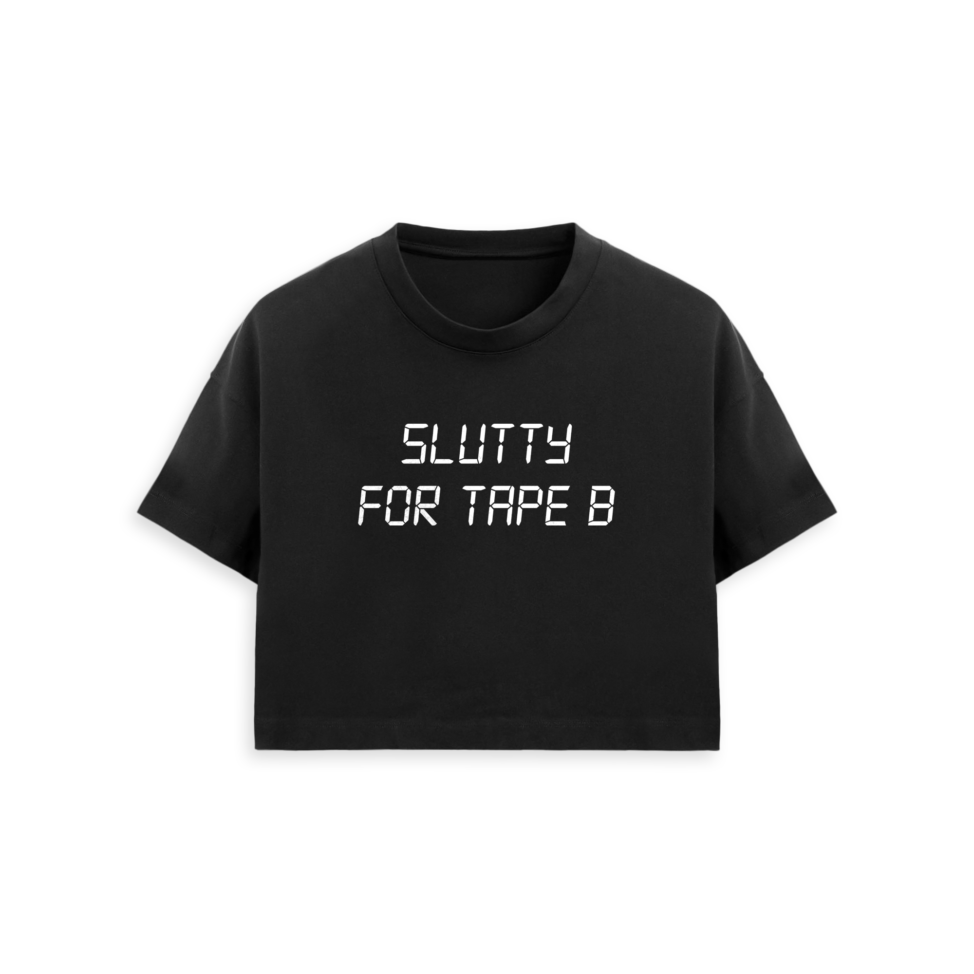 (Limited Time Pre Sale) Tape B - Slutty for Tape B - Crop Tee