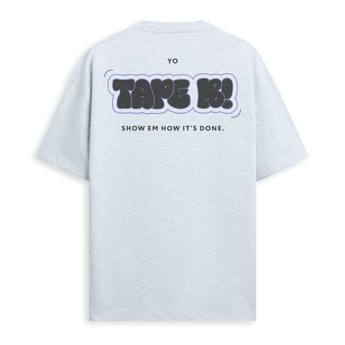 Tape B - Donut Tee - Heather Grey