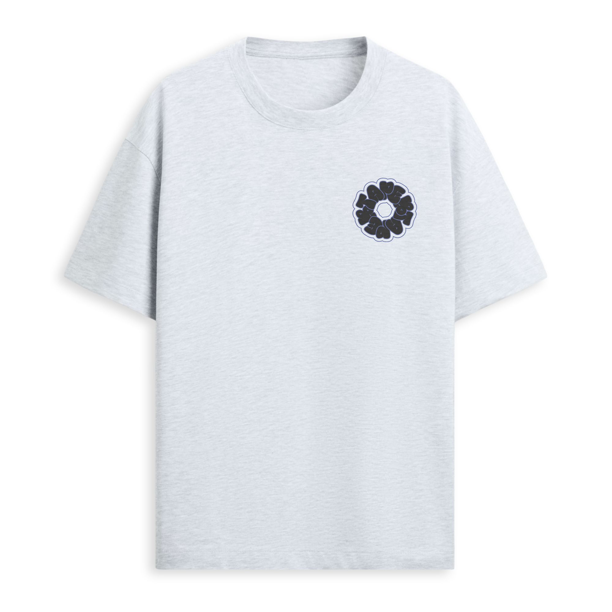Tape B - Donut Tee - Heather Grey