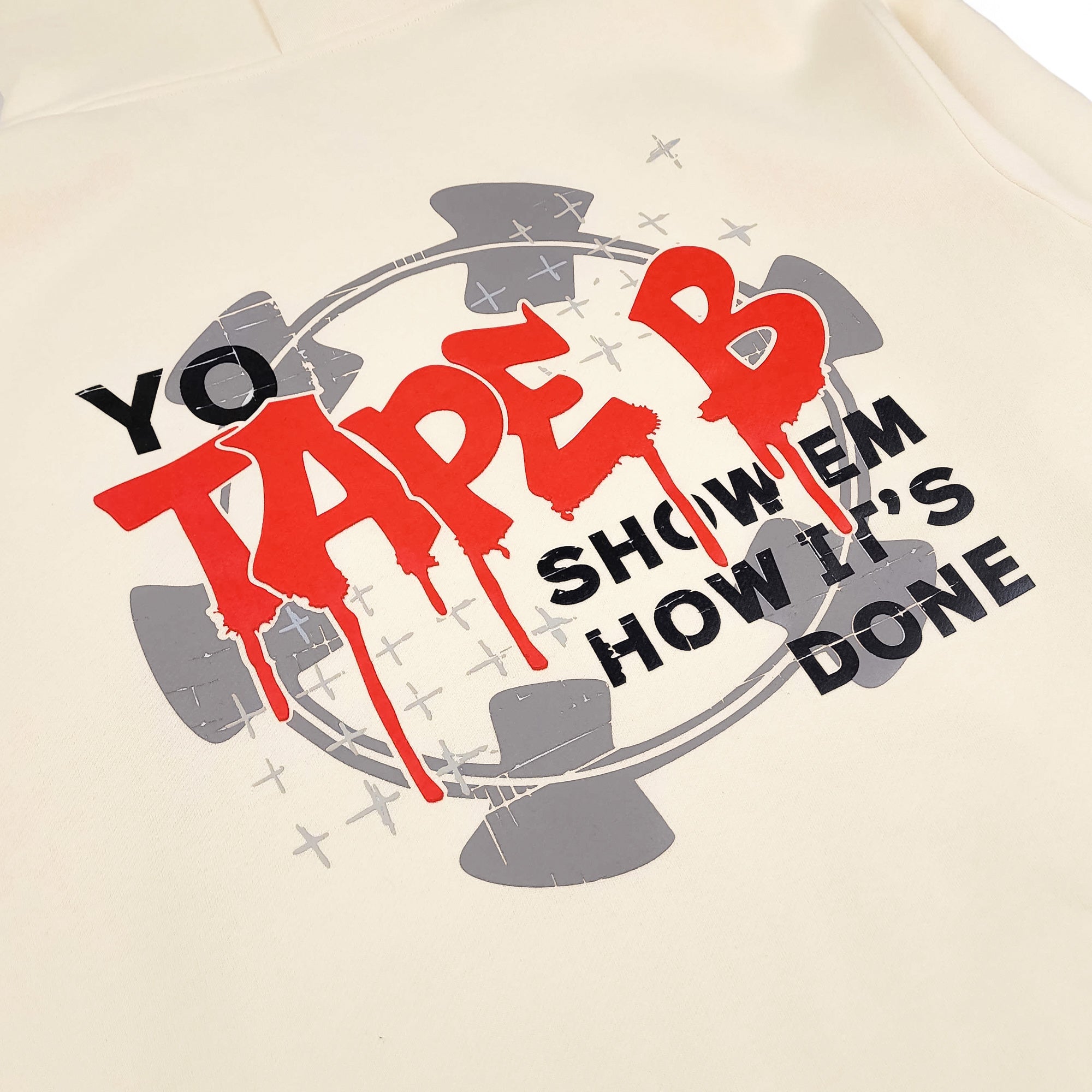 (Limited Time Pre Sale) Tape B - Drippin Hoodie - Bone