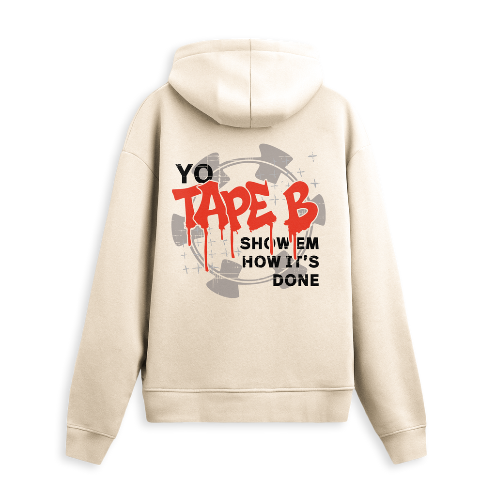 Tape B - Drippin Hoodie - Bone