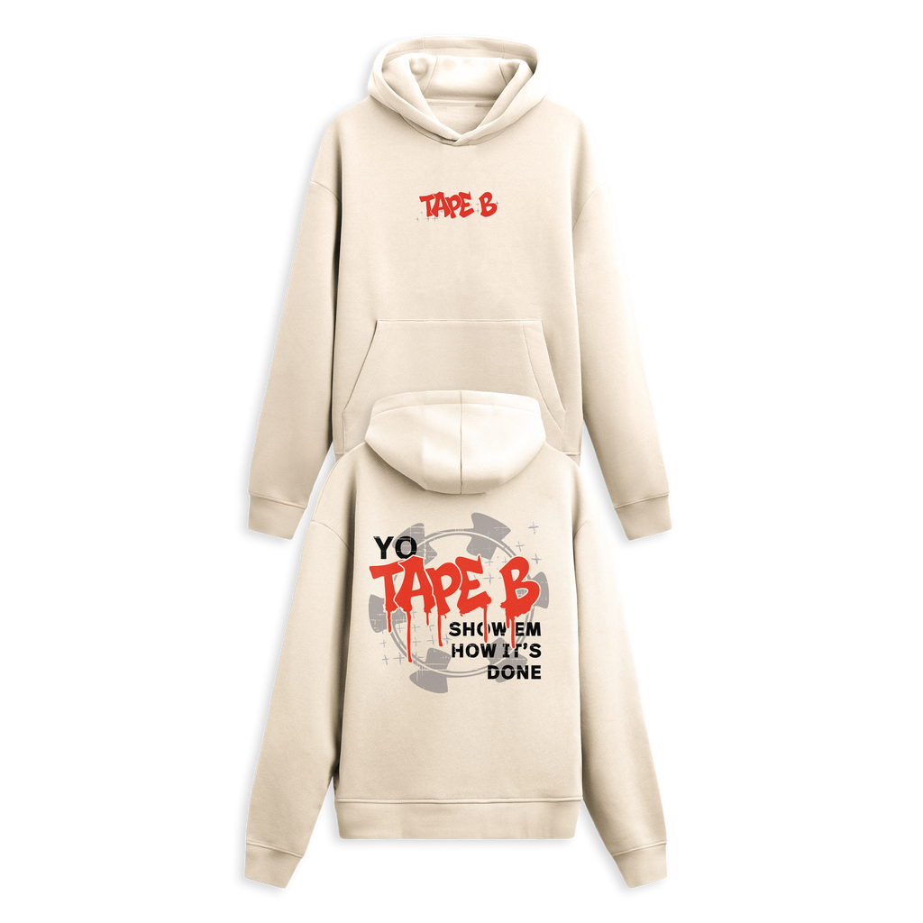 Tape B - Drippin Hoodie - Bone