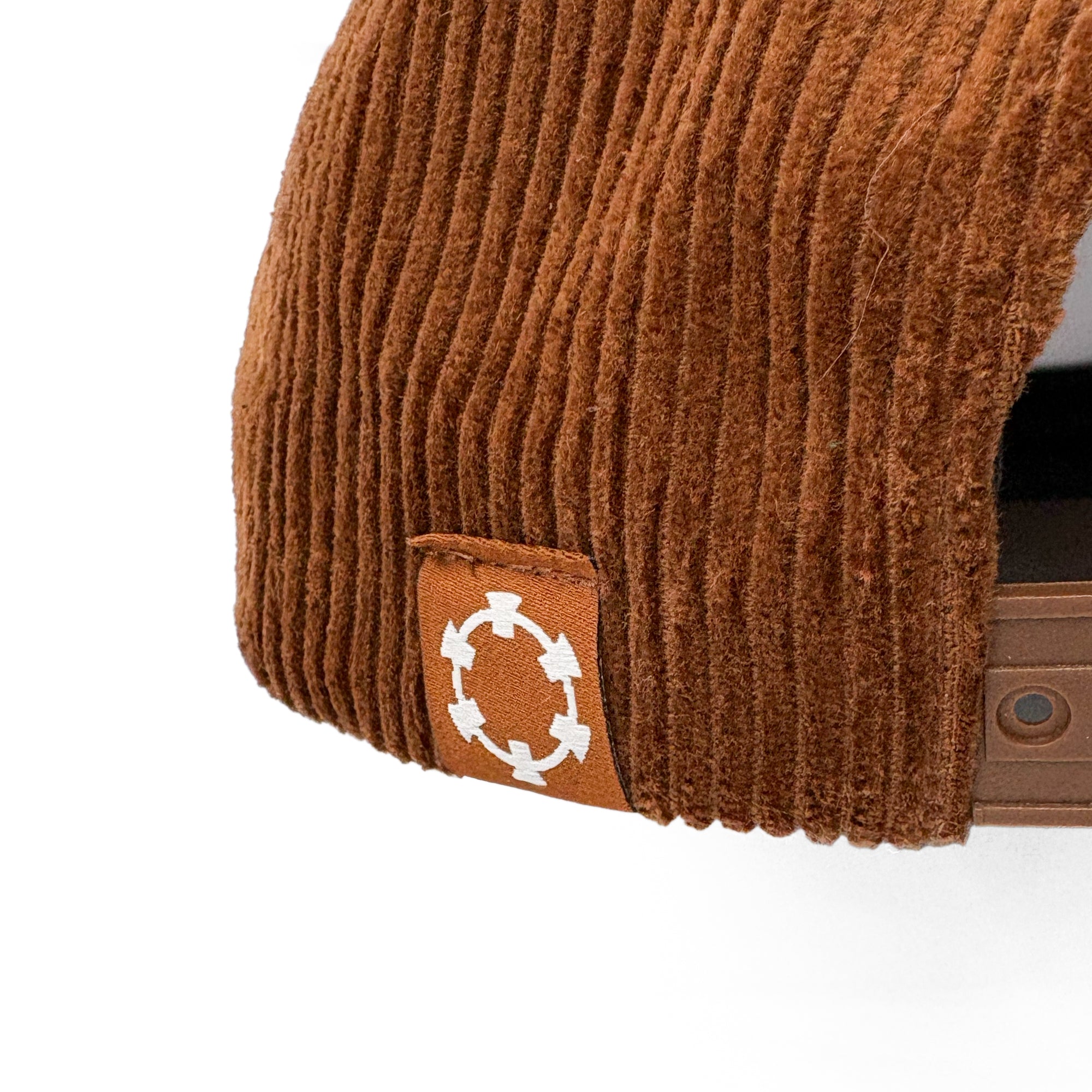 Tape B - Corduroy Logo Snapback - Brown