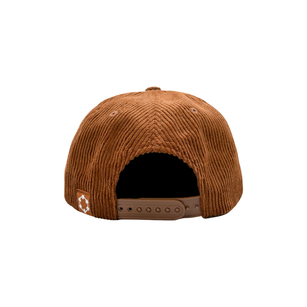 Tape B - Corduroy Logo Snapback - Brown