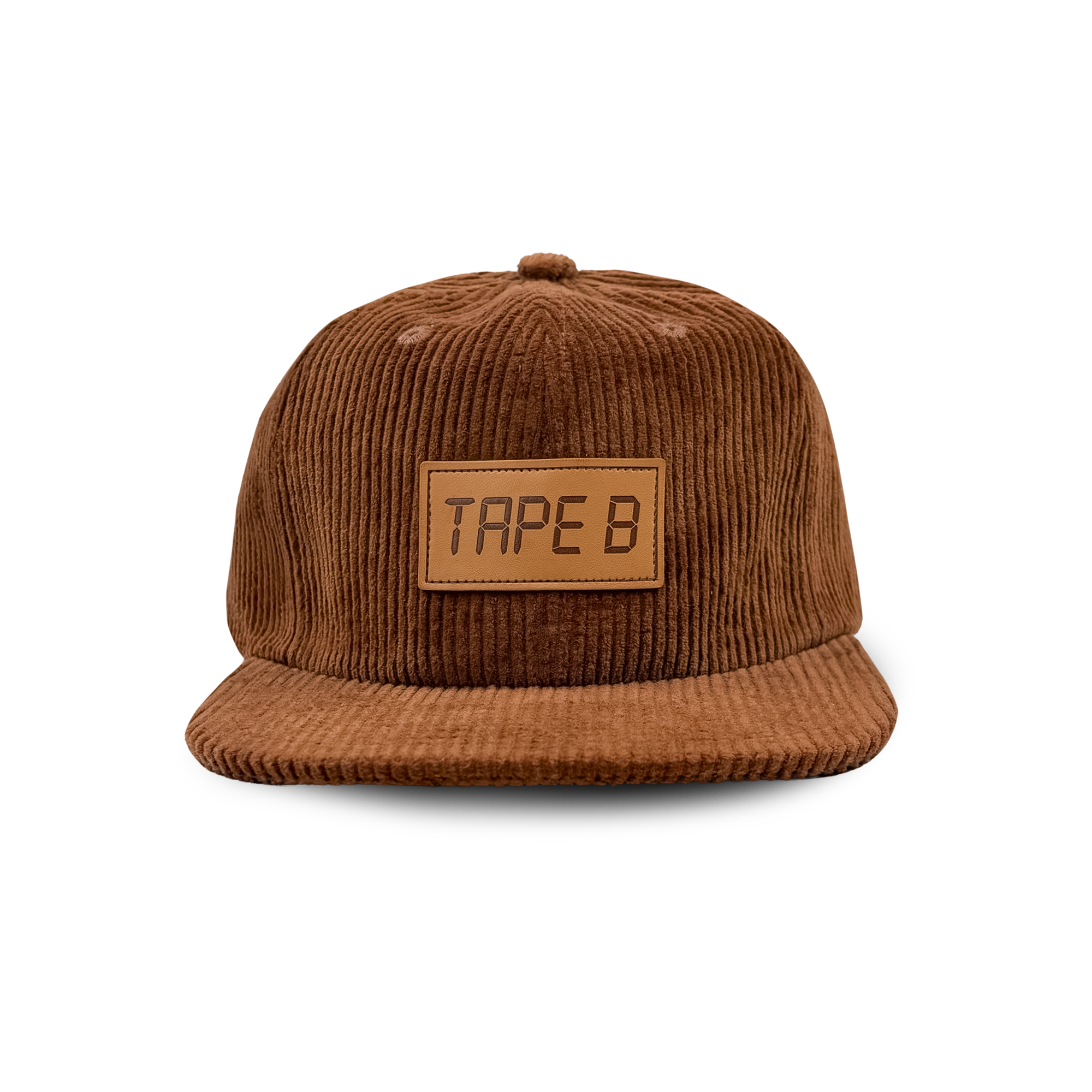Tape B - Corduroy Logo Snapback - Brown