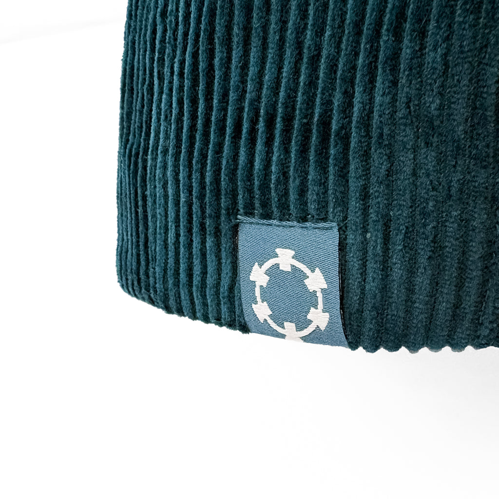 Tape B - Corduroy Logo Snapback - Storm Blue