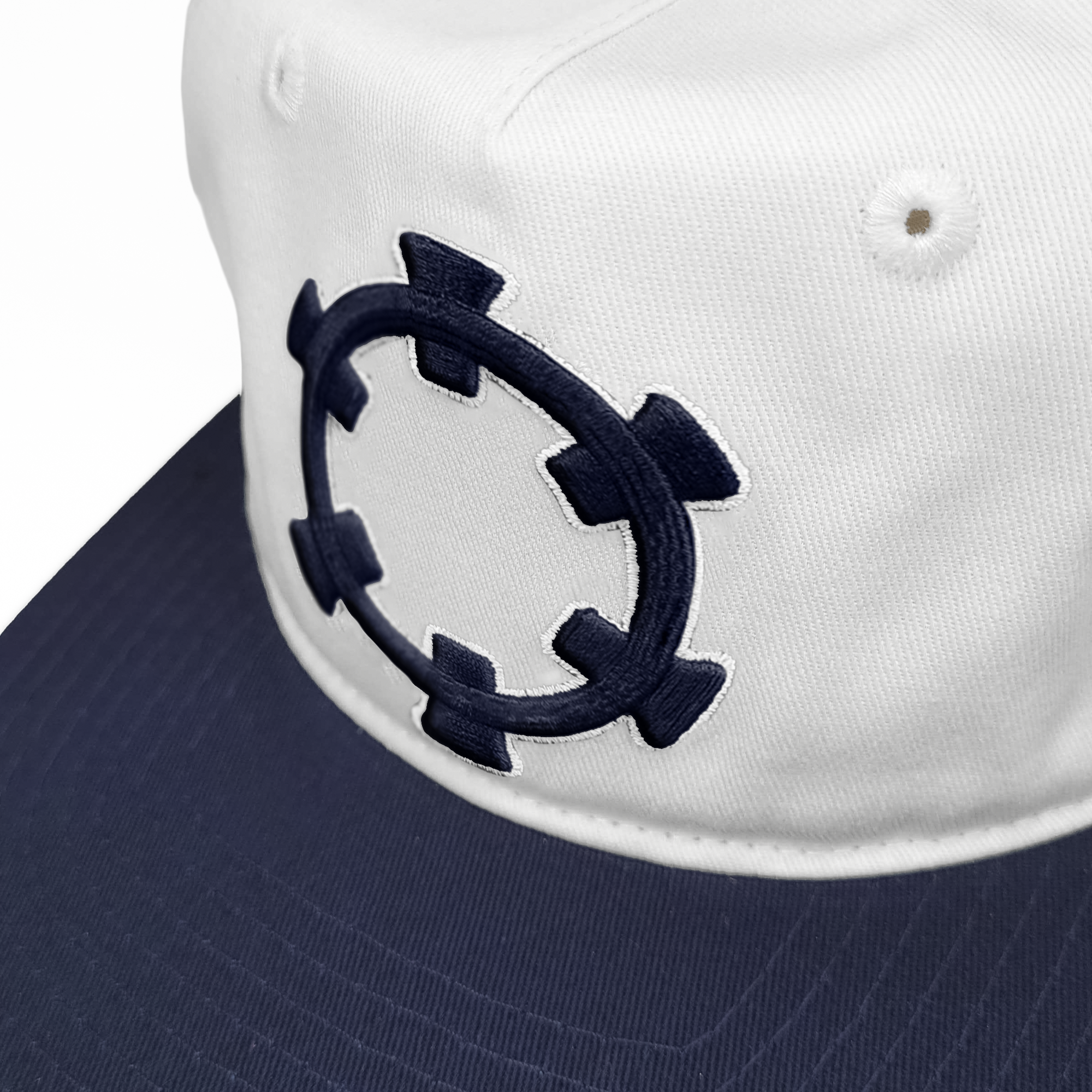(Limited Time Pre Sale) Tape B - Reel Two Tone Hat - Natural/Navy