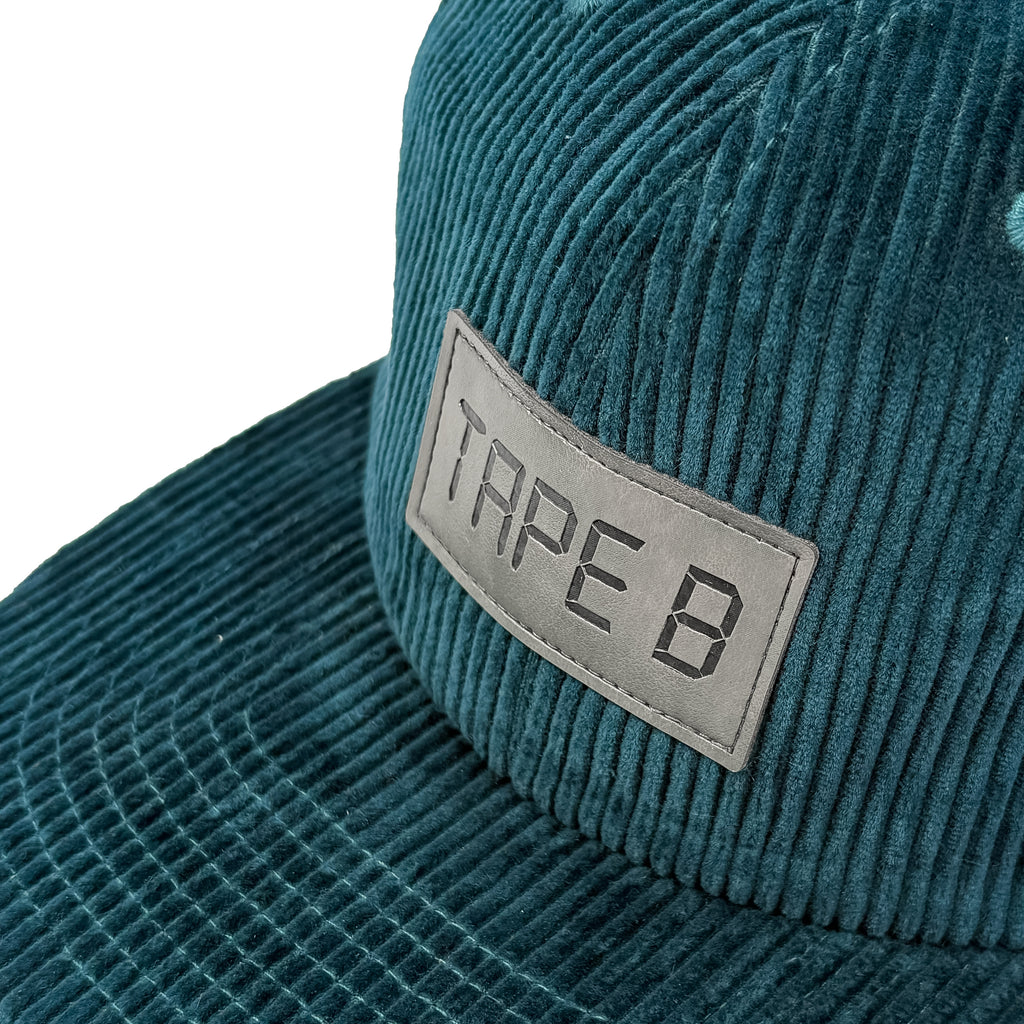 Tape B - Corduroy Logo Snapback - Storm Blue