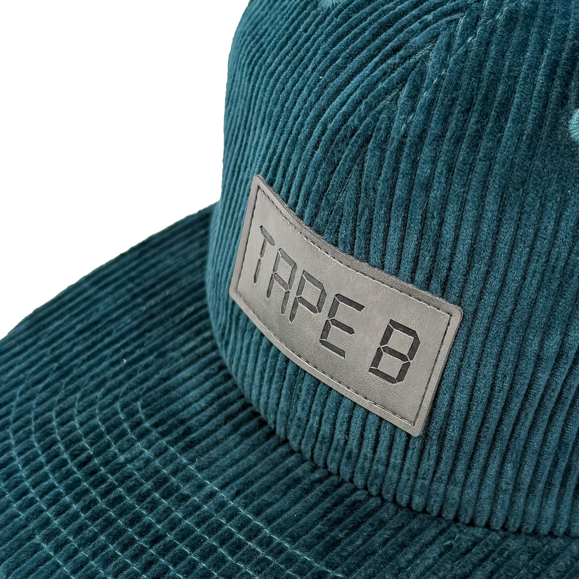 Tape B - Corduroy Logo Snapback - Storm Blue