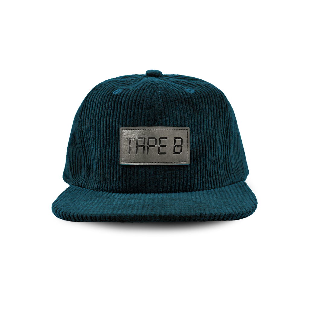 Tape B - Corduroy Logo Snapback - Storm Blue