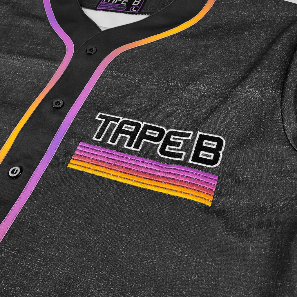 Tape B - High Energy Baseball Jersey - Black