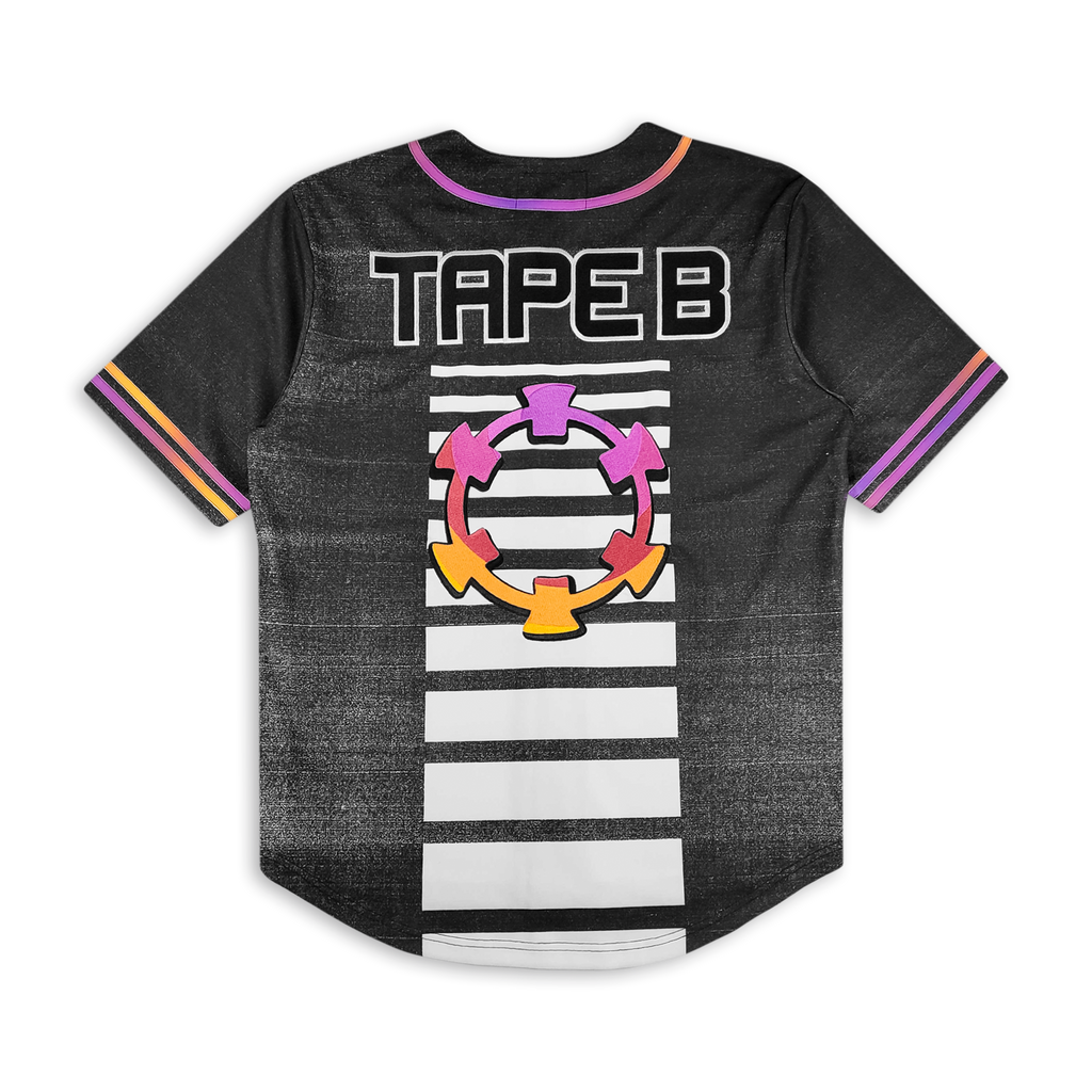 Tape B - High Energy Baseball Jersey - Black