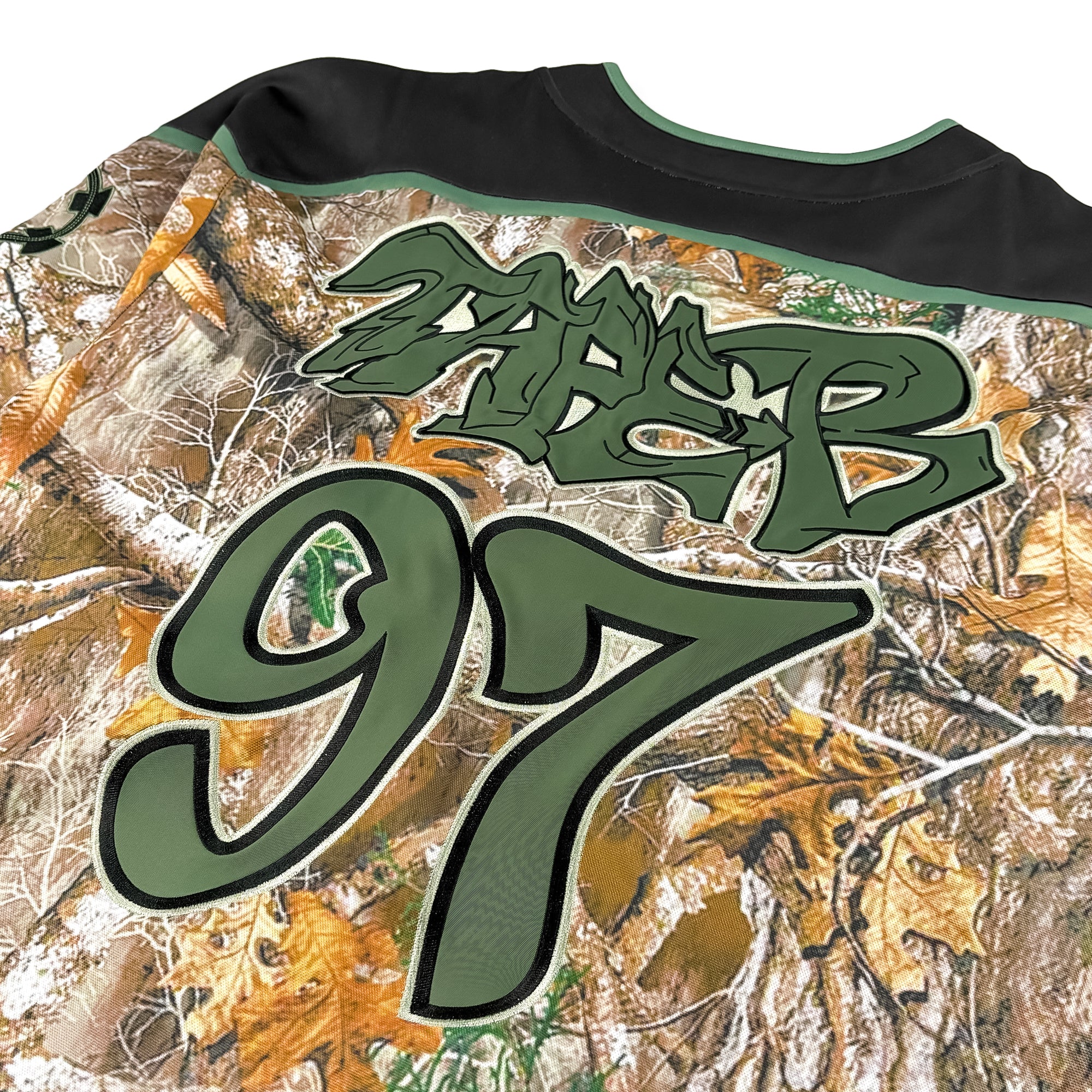 TAPE B - REAL B CAMO HOCKEY JERSEY - GREEN