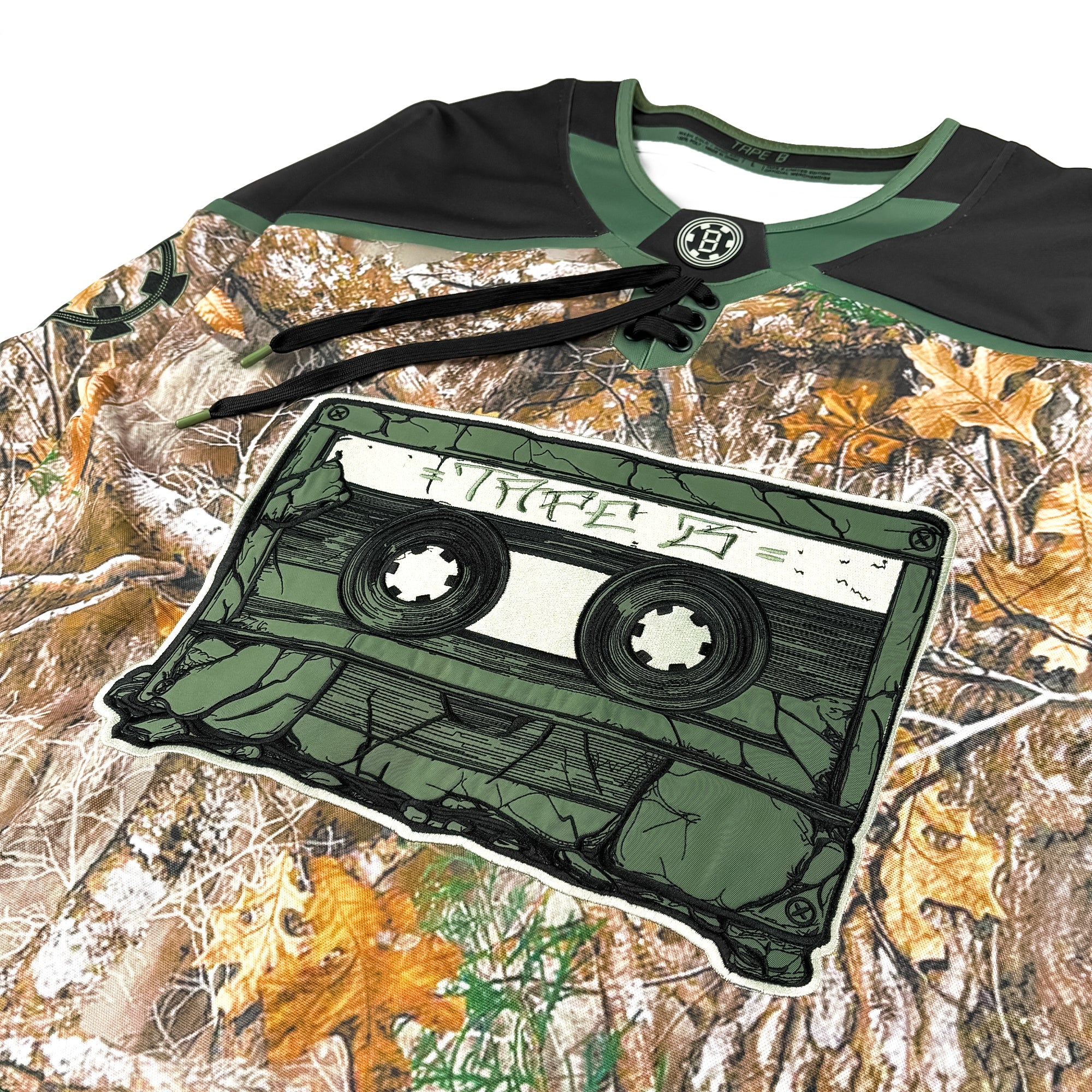 TAPE B - REAL B CAMO HOCKEY JERSEY - GREEN