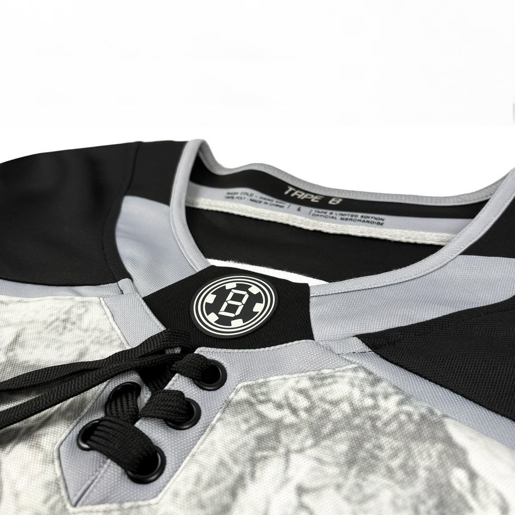 Tabe B - Pixel Hockey Jersey - Grey