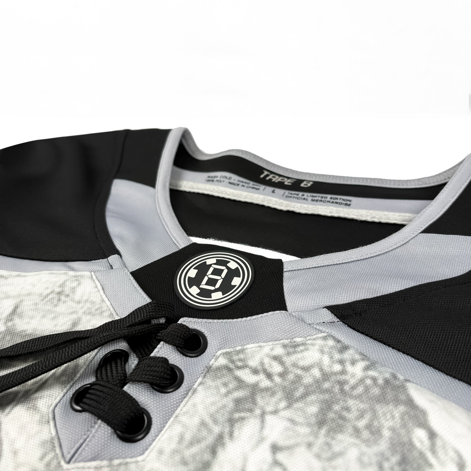 Tabe B - Pixel Hockey Jersey - Grey