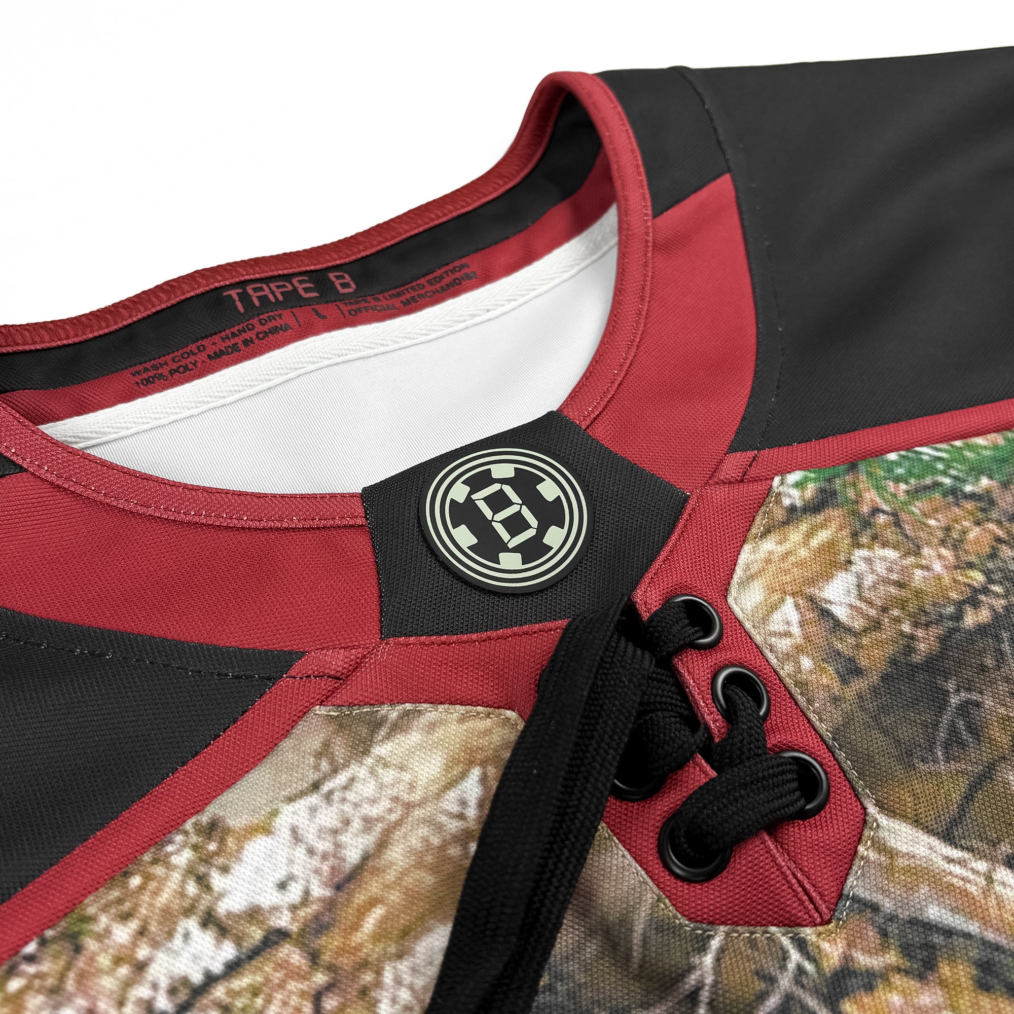 TAPE B - REAL B CAMO HOCKEY JERSEY - RED