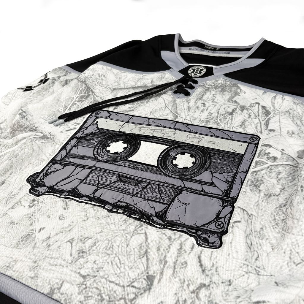 Tabe B - Pixel Hockey Jersey - Grey