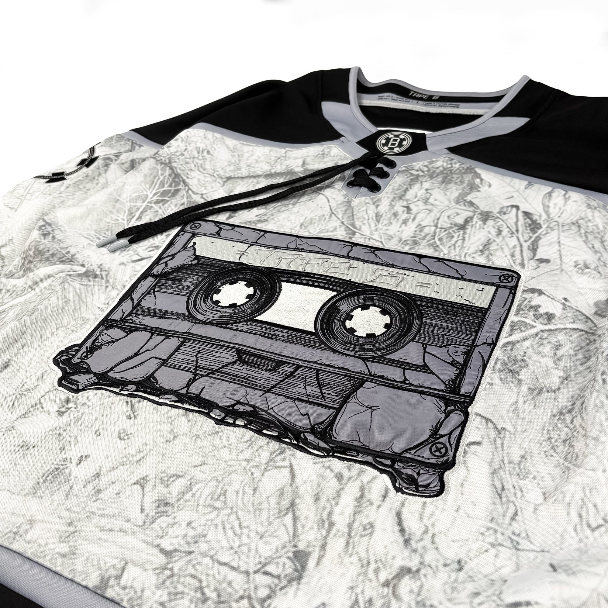 Tabe B - Pixel Hockey Jersey - Grey