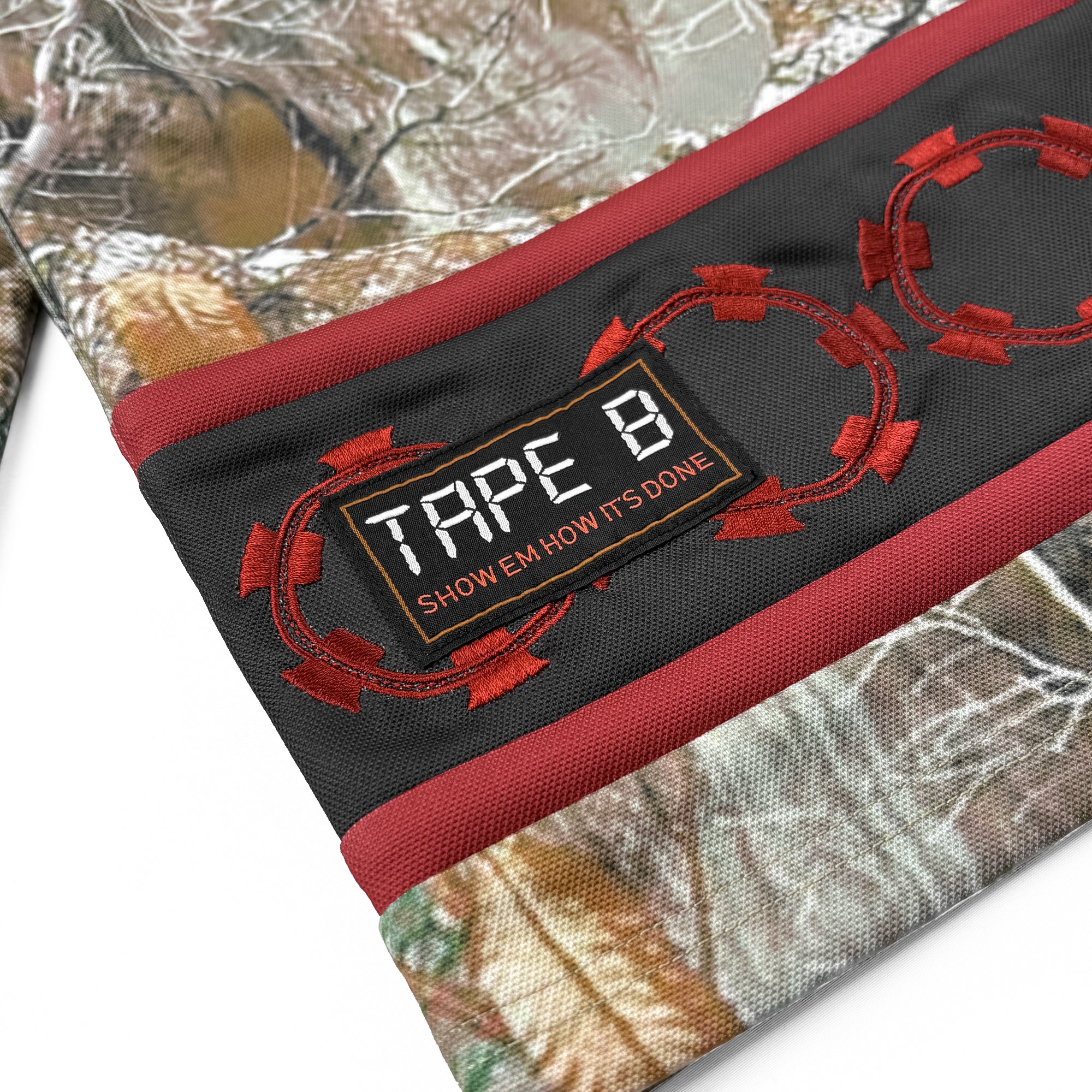 TAPE B - REAL B CAMO HOCKEY JERSEY - RED
