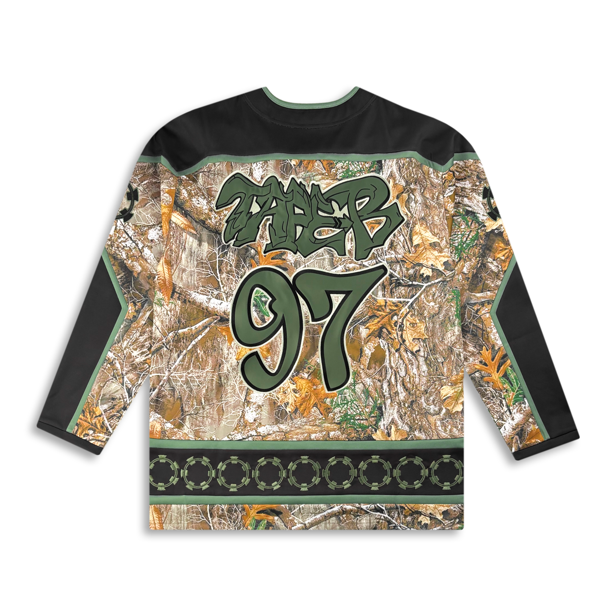TAPE B - REAL B CAMO HOCKEY JERSEY - GREEN