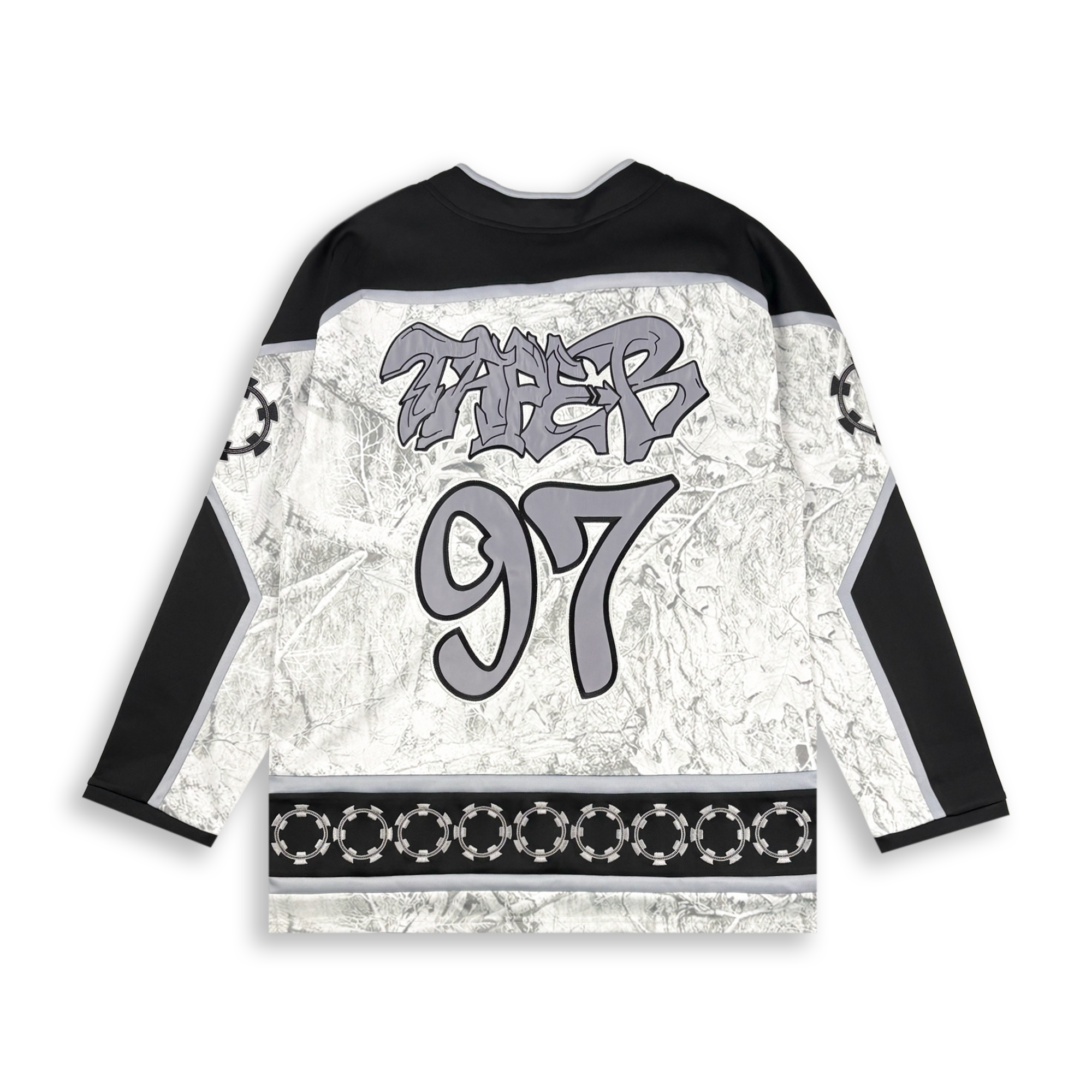 Tabe B - Pixel Hockey Jersey - Grey