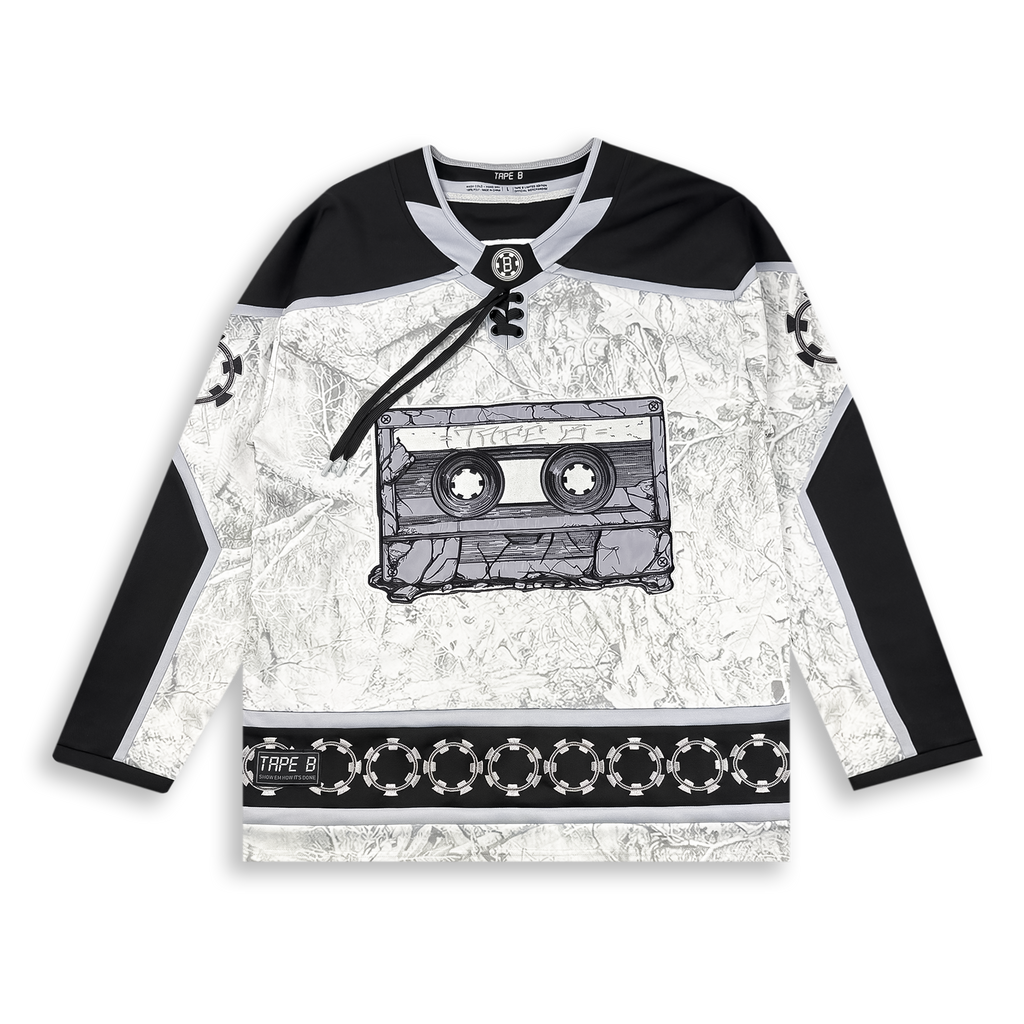 Tabe B - Pixel Hockey Jersey - Grey