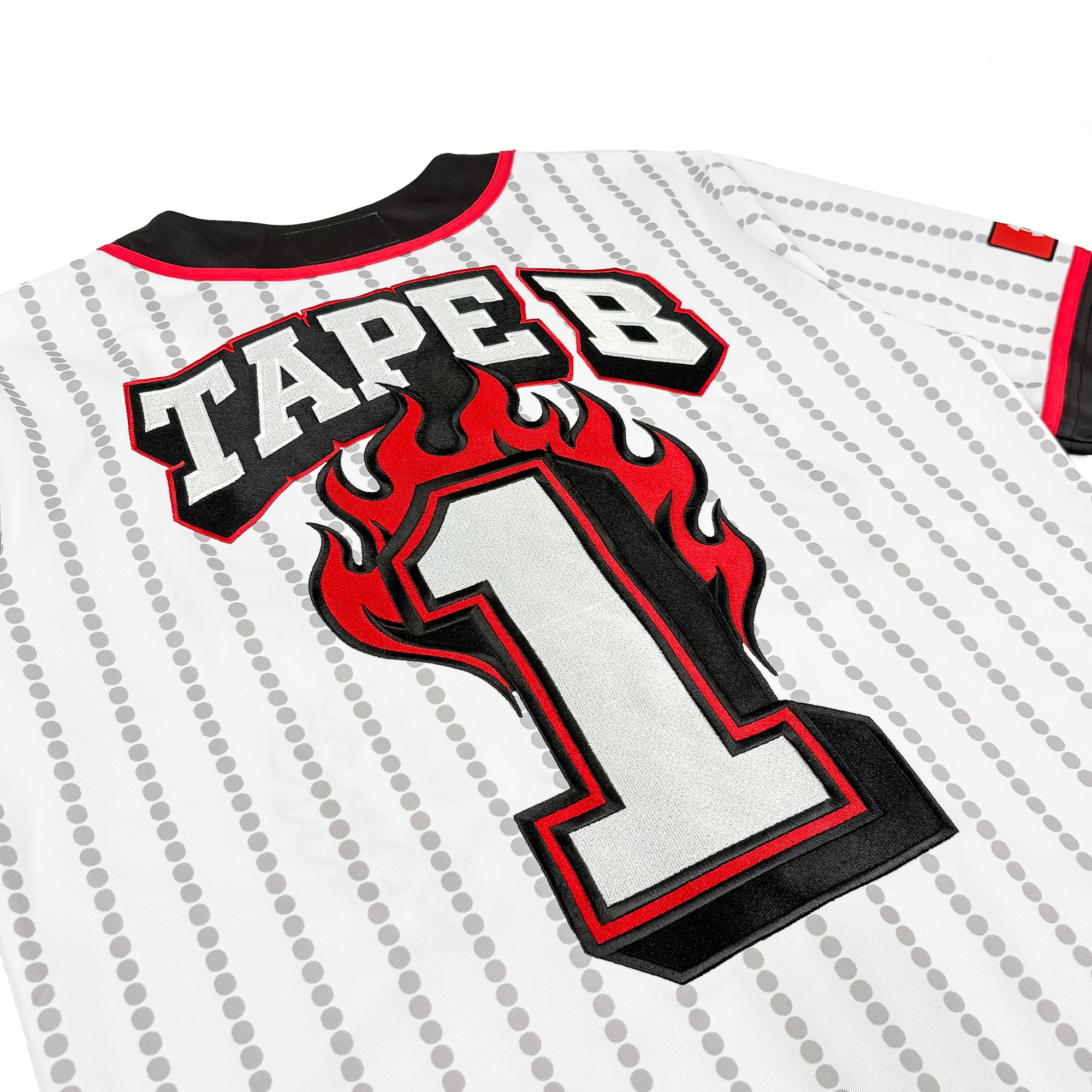Tape B - Hot One Baseball Jersey - White