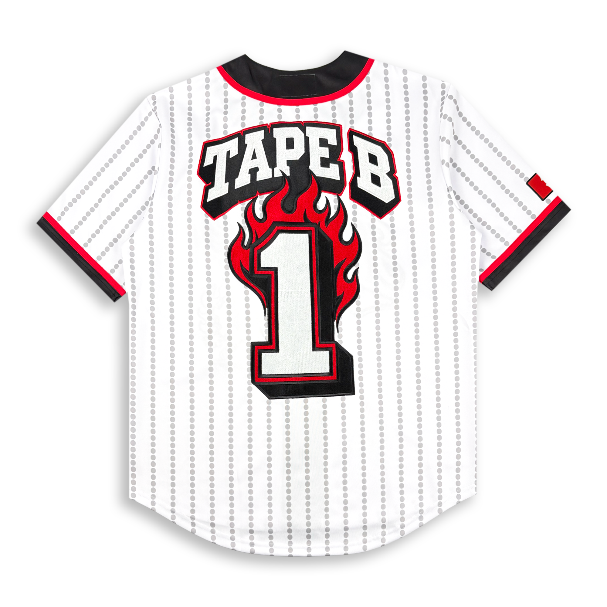 Tape B - Hot One Baseball Jersey - White
