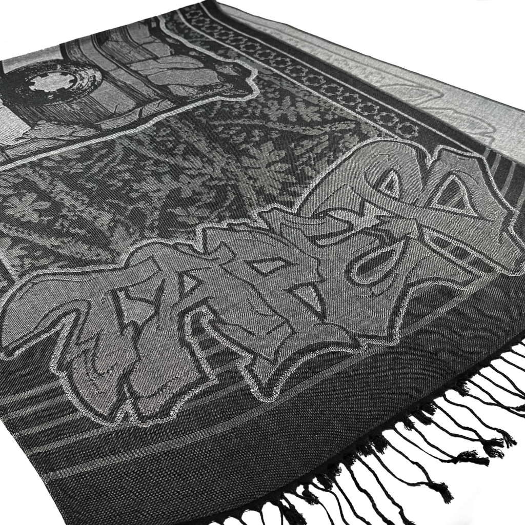 Tape B - Real B Pixel Pashmina - Grey