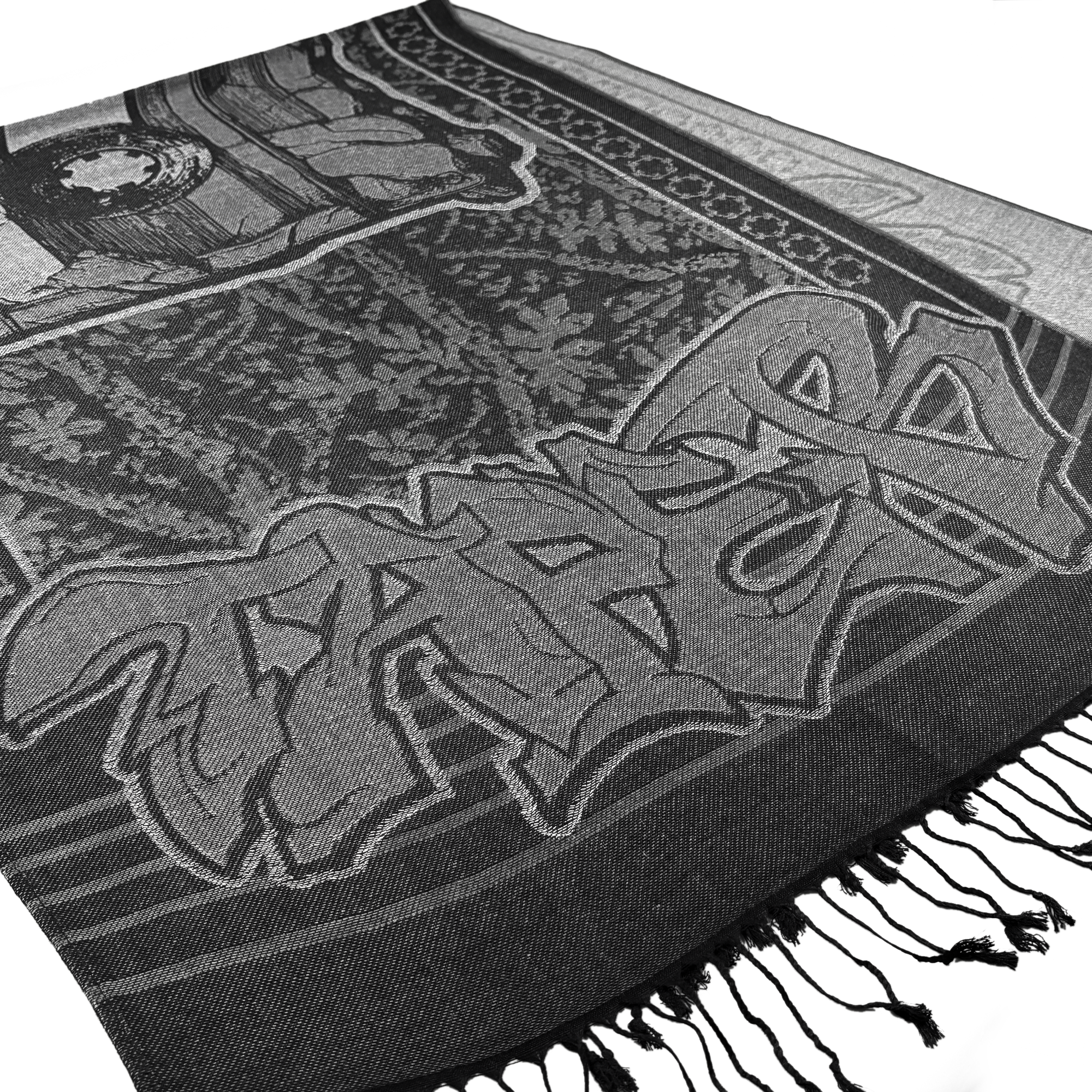 Tape B - Real B Pixel Pashmina - Grey