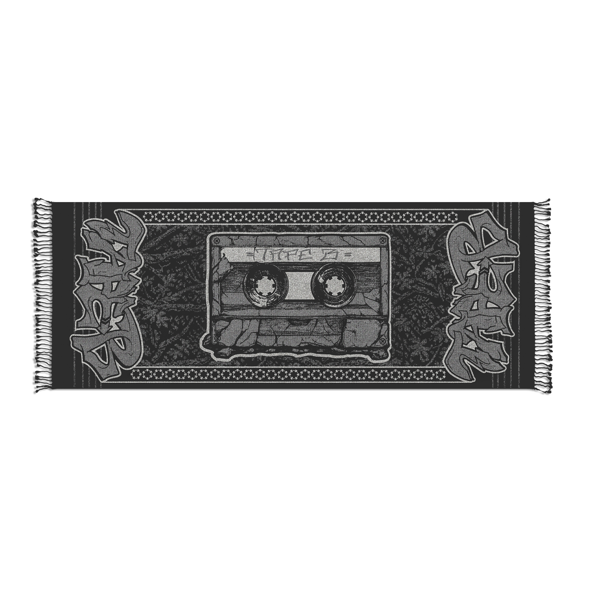 Tape B - Real B Pixel Pashmina - Grey