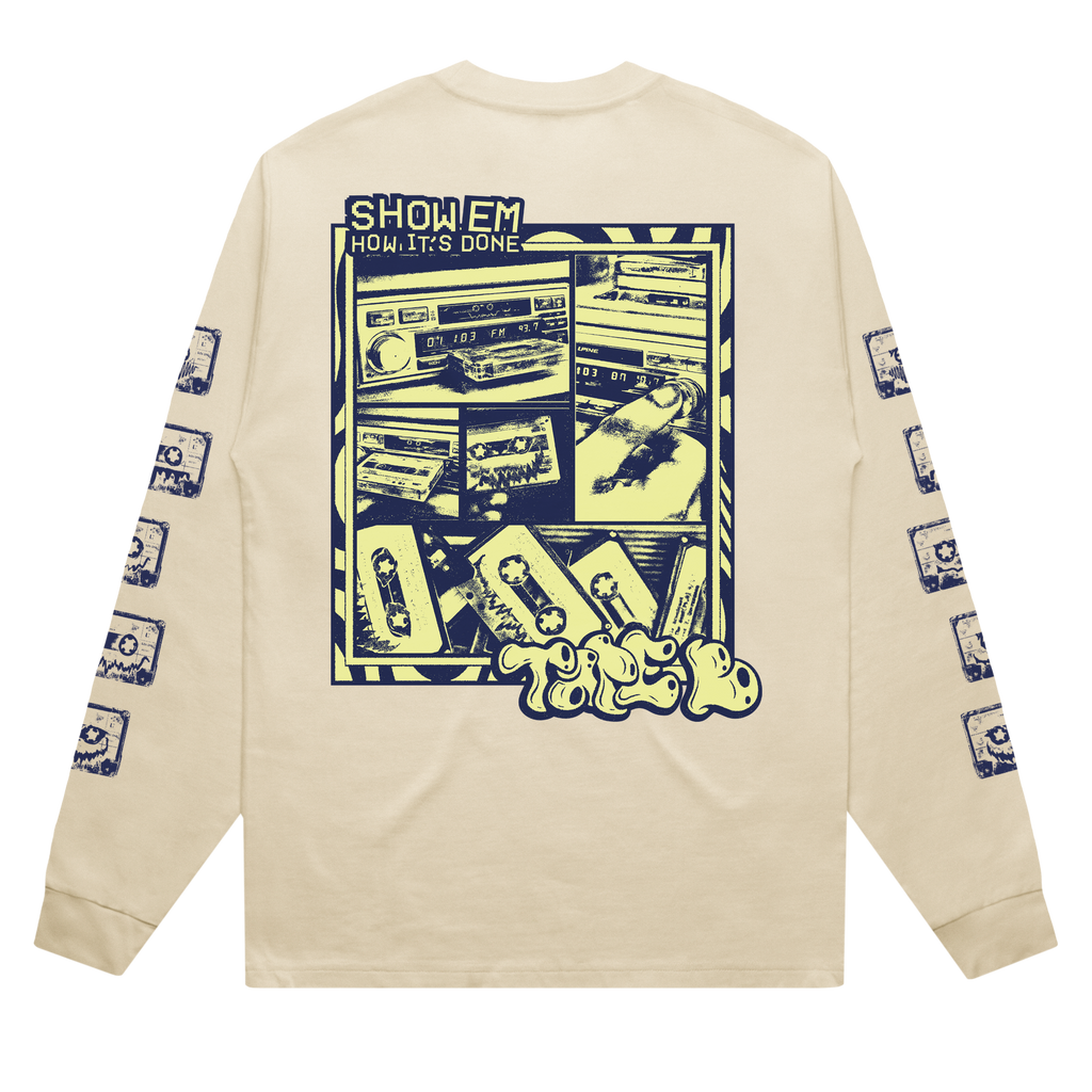 Tape B - Dashboard Longsleeve - Cream