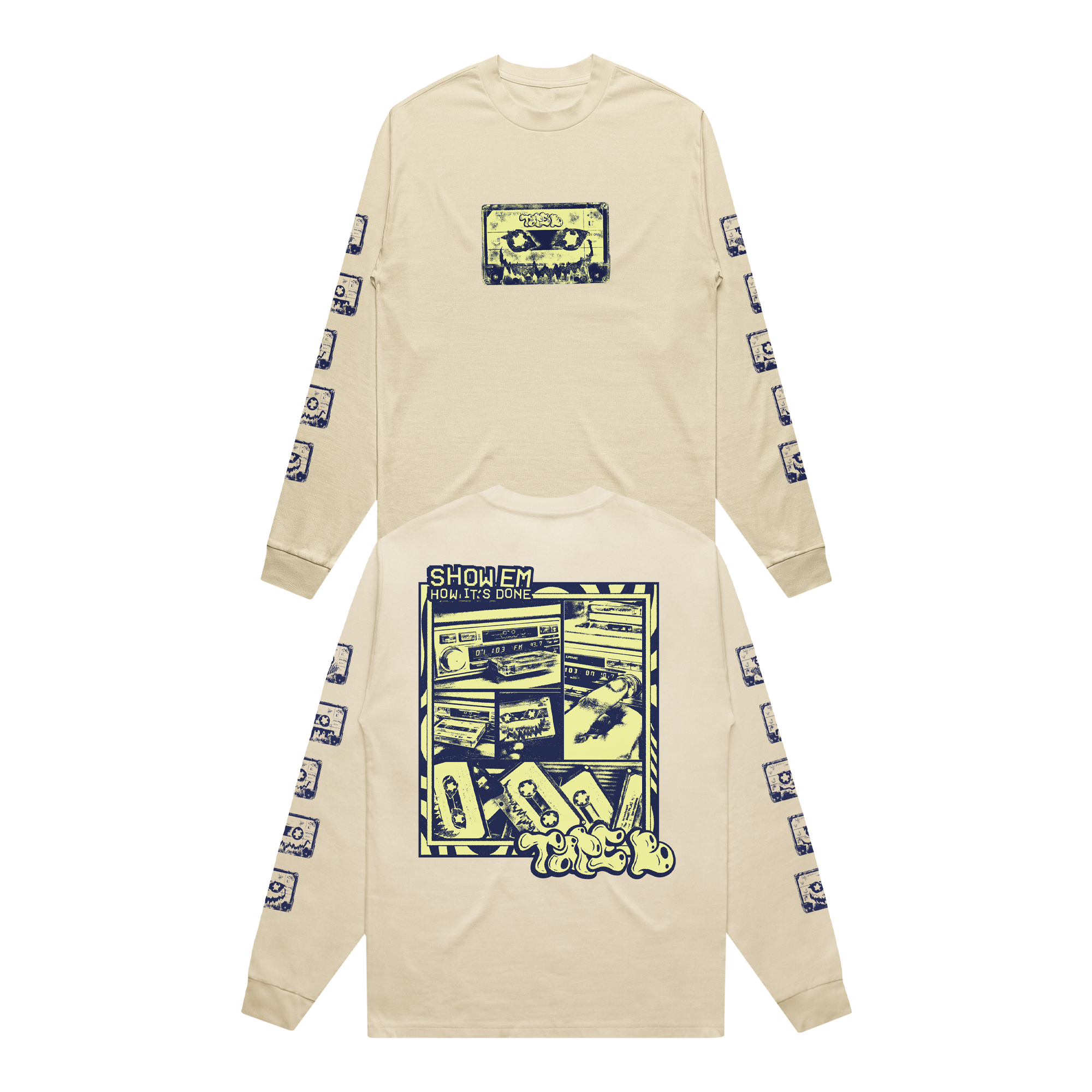 Tape B - Dashboard Longsleeve - Cream