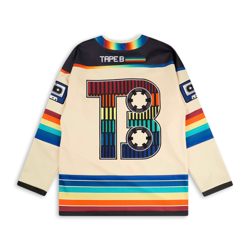 Tape B - Low Frequencies Hockey Jersey - Cream
