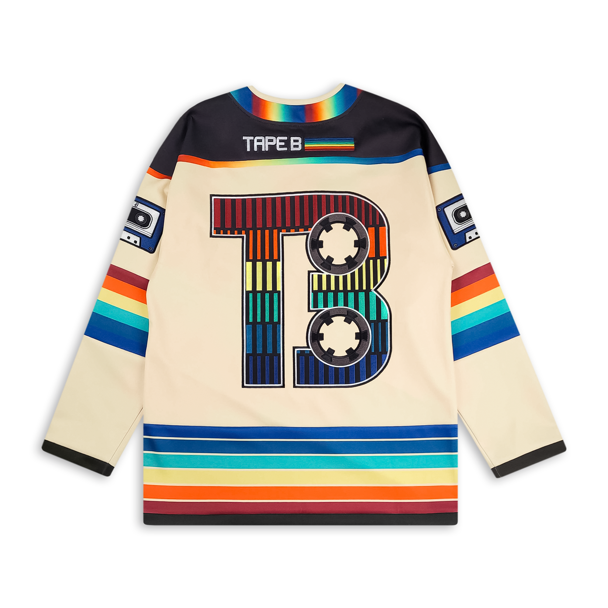 (Limited Time Pre Sale) Tape B - Low Frequencies Hockey Jersey - Cream