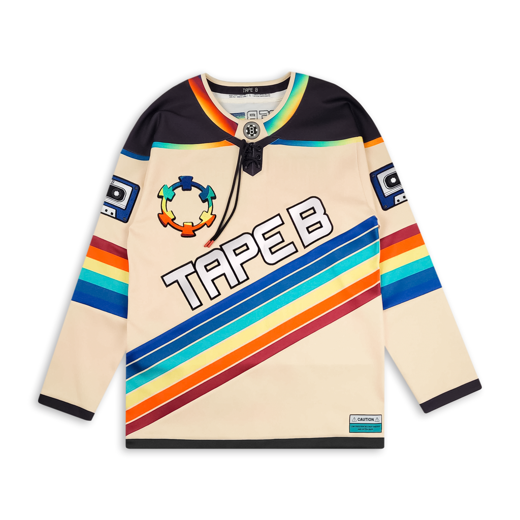 Tape B - Low Frequencies Hockey Jersey - Cream