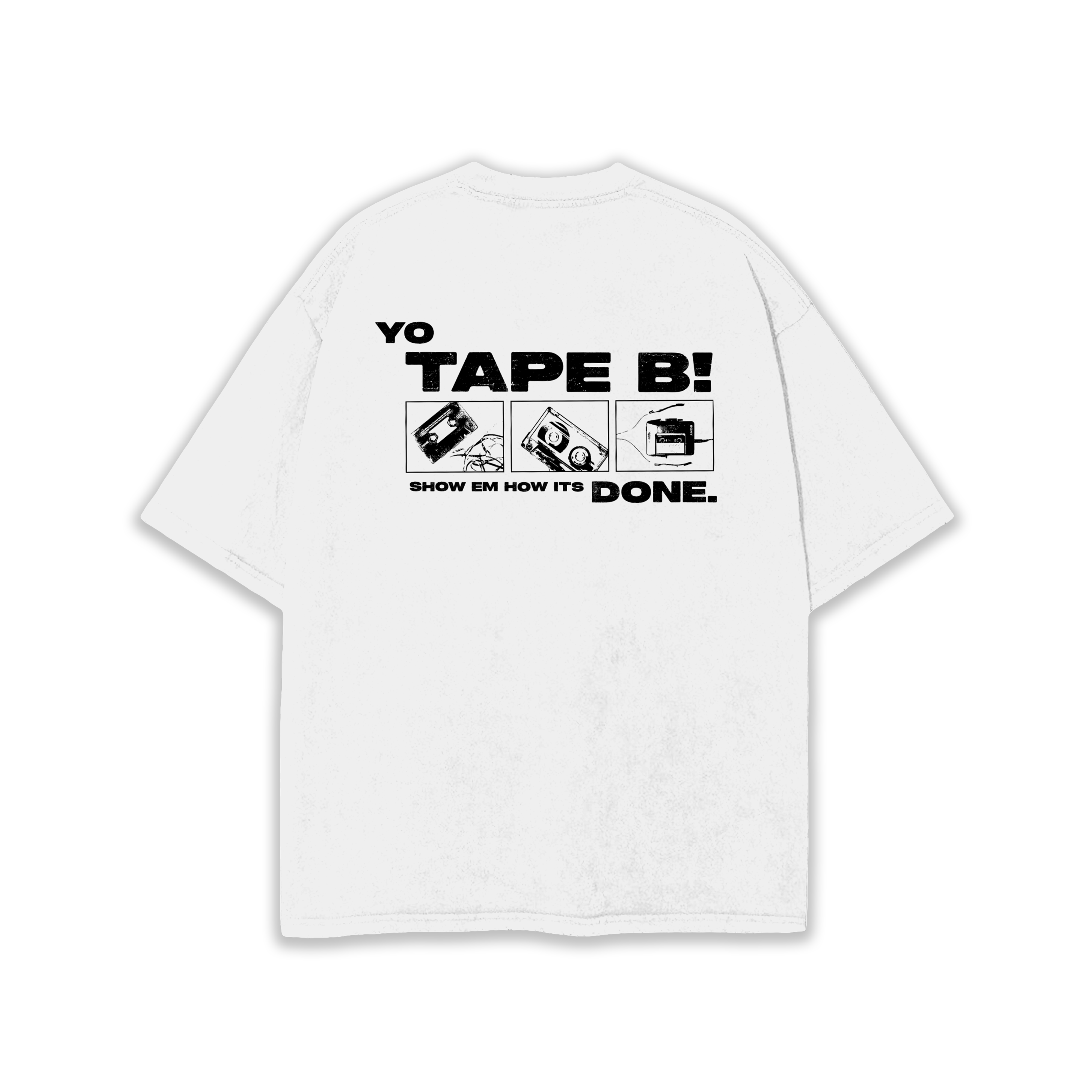 TAPE B TOUR 2024 WHITE SHIRT (PRE-ORDER)