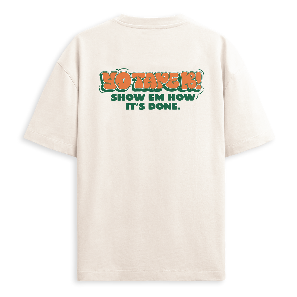 Tape B - Show 'em How It's Done Tee - Cream