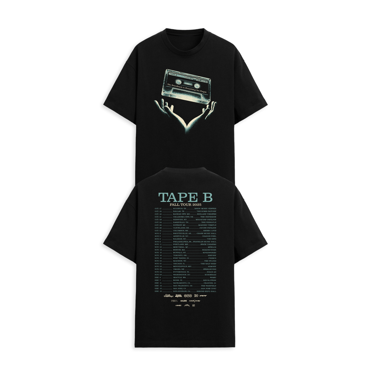 Tape B - Soundtrack Tour Tee – TAPE B OFFICIAL STORE