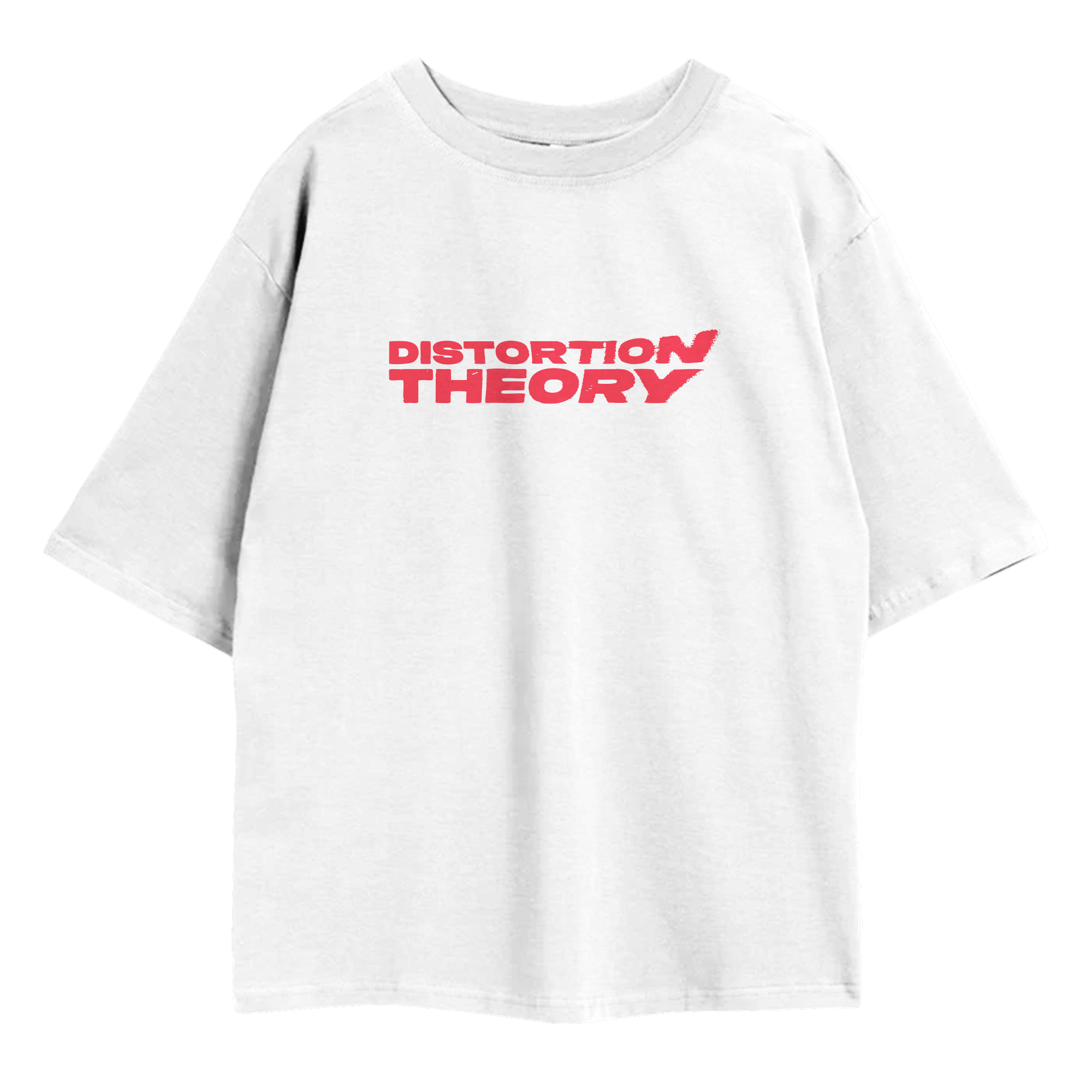 DISTORTION THEORY WHITE TEE (PRE-ORDER)