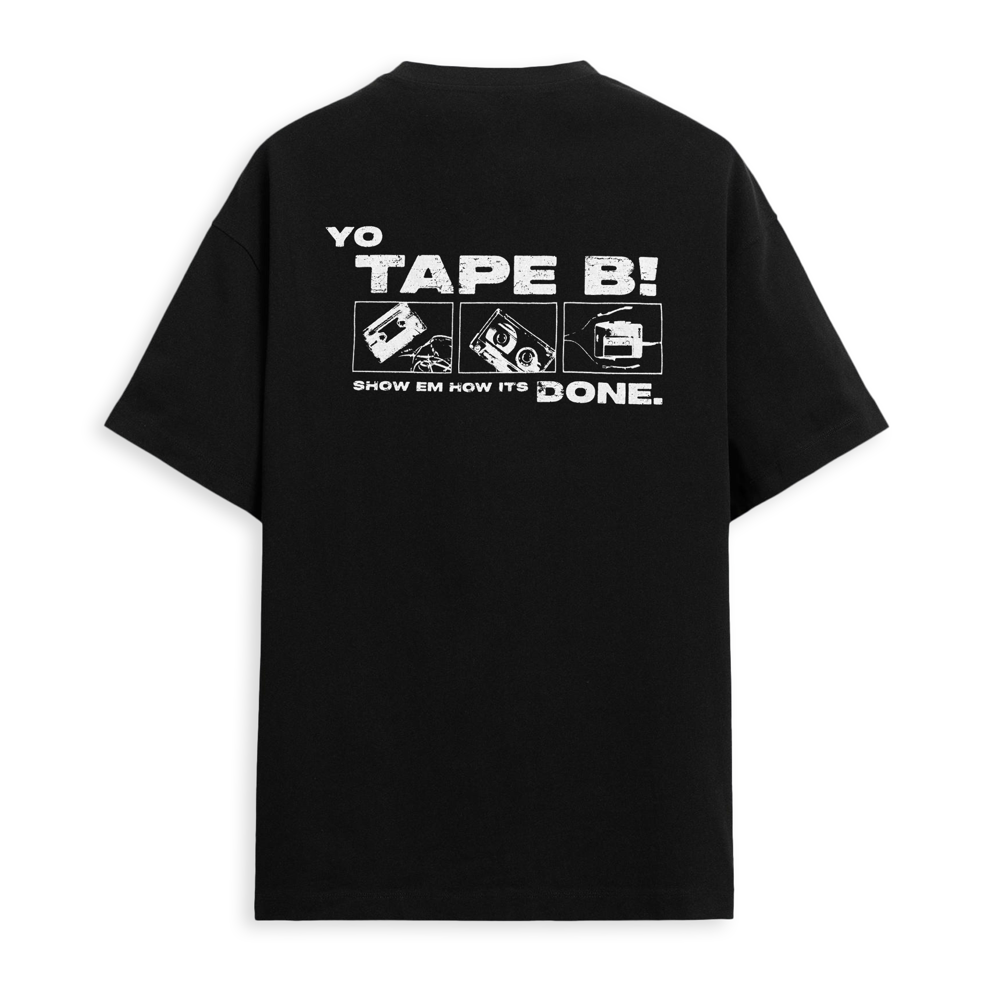 Tape B - Yo Tape B Tee - Black