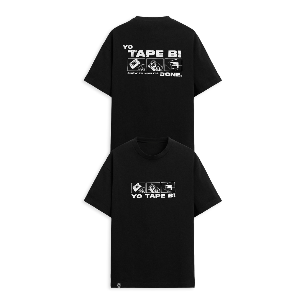 Tape B - Yo Tape B Tee - Black