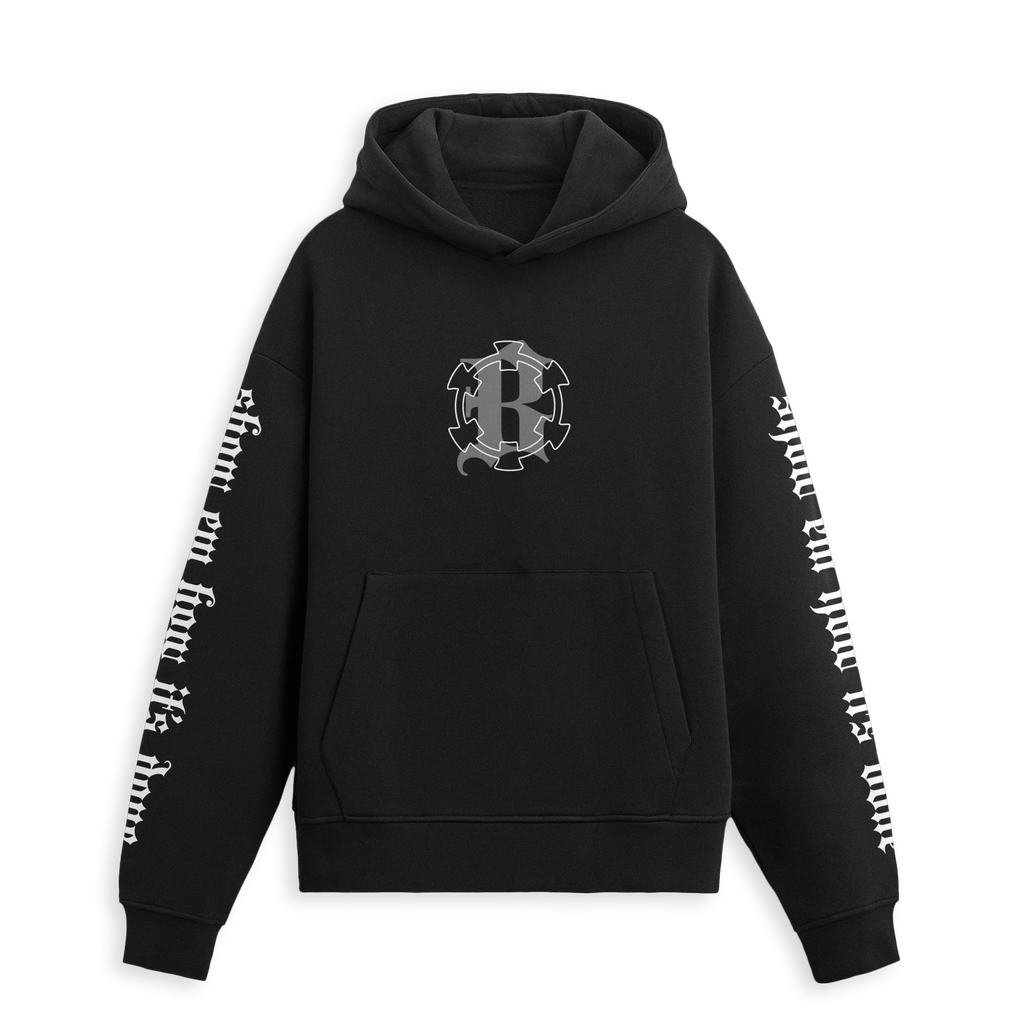 Tape B - X-ray Tape Hoodie - Black